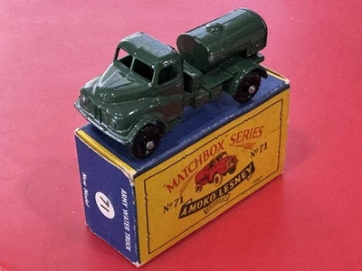 Camión de agua Matchbox #71A Austin 200 galones en caja original B5 Foto 1 de 4