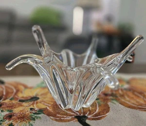 BACCARAT France crystal STELLA STARFISH Octopus BOWL Abstract  - Picture 1 of 11