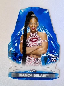 2021 Topps WWE Bianca Belair “Diamond Cuts” Blue Parallel SSP #20/25 Card #DC-5 - Picture 1 of 2