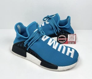 Größe 8,5 - Adidas Pharrell x NMD Human Race Blue💙 LEICHT GETRAGEN! - Bild 1 von 9
