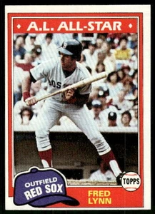1981 Topps Fred Lynn #720 Boston Red Sox E - Picture 1 of 2