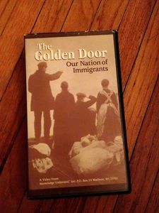 GOLDEN DOOR: OUR NATION OF IMMIGRANTS VHS Documentary USA American History Video - Imagen 1 de 5