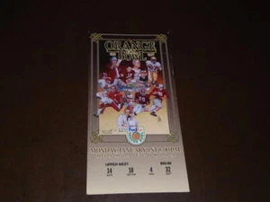 1996 ORANGE BOWL FOOTBALL FULL TICKET FLORIDA STATE VS NOTRE DAME - Picture 1 of 2