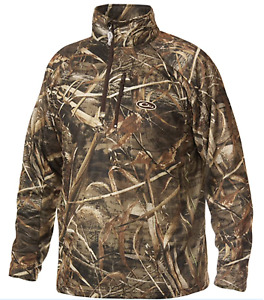 DRAKE WATERFOWL BREATHLITE ¼ ZIP PULLOVER JACKET MAX-5 SIZE SMALL DW2040