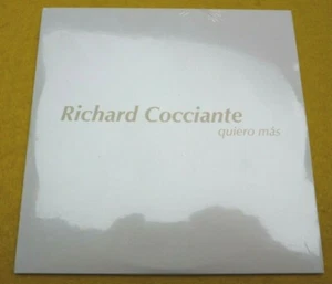 CD Single RICHARD COCCIANTE - Quiero Mas - SPAIN Press - 52009 - PROMO (SEALED) - Picture 1 of 2