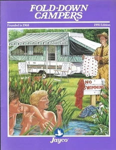 Travel Trailer Brochure - Jayco - Fold-Down Campers - 1991 (MH83) - Bild 1 von 1