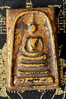 Bronce Somdej Phra Thai Real Talismán Buda Templo Suerte Magic Tailandia tc18