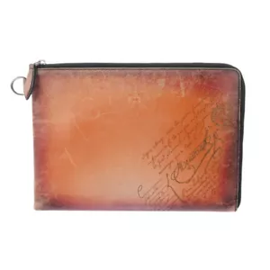 BERLUTI Orange clutch bag 800000132964000 - Picture 1 of 12