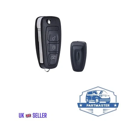 PARTMASTER 3 BUTTONS REMOTE CONTROL KEY SHELL COVER FOR FORD FOCUS ECOSPORT FIESTA MONDEO