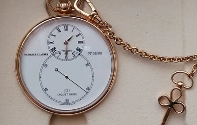 Jaquet Droz Grande Seconde 18K 金色怀表 - 限量 88 件。 (155 克) — 第 1/4 张图片