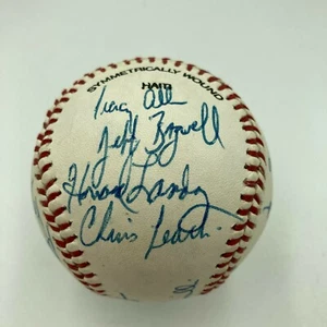 Jeff Bagwell Pre Rookie 1989 Red Sox Minor League Signed Baseball PSA DNA - Picture 1 of 8