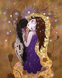 FANTASY KUNSTDRUCK Nach dem Kuss Jeremiah Ketner - Bild 1 von 1