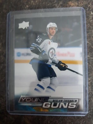 2022-23 Upper Deck Series 2 Young Guns Declan Chisholm YG RC Card# 486 - Image 1 of 2