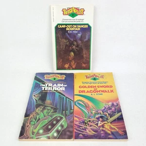 Lot of 3 TwistAPlot Louise M. Foley [#2, 1st] R L Stine [#4, 1st] B B Hiller #11 - Picture 1 of 16