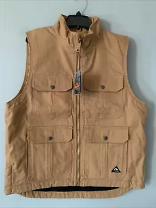 Ridgecut Men’s Quilted Fleece Lined Super Duty Duck Vest Size L Large Hunting - Picture 1 of 14
