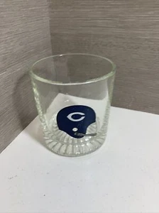 Vintage Chicago Bears Helmet Logo 60’s Rocks Glass NFL Football Tumbler 3.5” - Picture 1 of 12