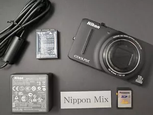 Nikon COOLPIX S9300 Compact Digital Camera – 16MP, with Box - Picture 1 of 14