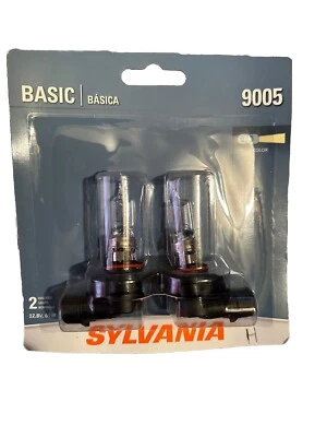 SYLVANIA 9005 Basic Halogen Headlight Bulb 2 Pack BRAND NEW IN PACKAGE - Image 1 of 4