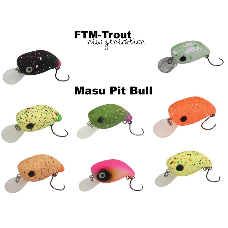 FTM Masu Pit Bull - Forellenwobbler Miniwobbler 3cm 2,4g