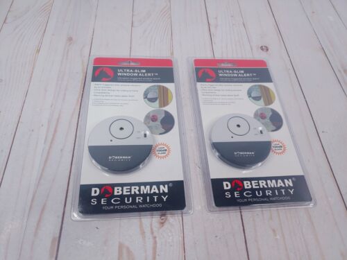 Doberman Security Ultra-Slim Window Alert Home Security Alarm Lot Of 2