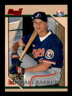 1996 Baseball Bowman Michael Barrett Montreal Expos #249 1 - Image 1 of 2