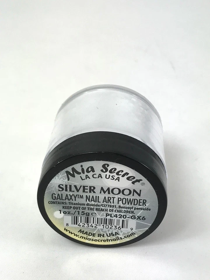 Mia Secret Polvo Acrílico - LUNA PLATEADA 1 OZ DE COLECCIÓN GALAXY COLOR Foto 1 de 1