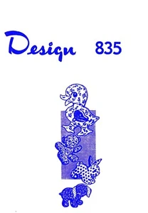 Stuffed Animal Patterns Bear Dog Bunny Duck 5-7 Inches Toy Design 835 - Picture 1 of 4