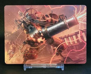 Blaster Hulk 31/54 Art Card (Gold Stamp Signature) Art Series: Modern Horizons 3 - Bild 1 von 4