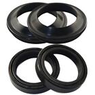 Motorcycle Suspension Front Fork Seal Kit With Dust Caps 43X55x11mm Universal