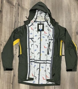 ADIDAS Obyo KZK Jacket Men’s M Coat Kazuki Kuraishi Army Green Light Weight Rare - Picture 1 of 8