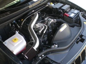 All Black For 2005-2010 Jeep Grand Cherokee Commander 3.7L V6 Long Air Intake - Picture 1 of 3
