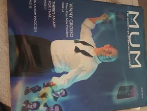 Vinny Grosso MUM SOCIETY OF AMERICAN MAGICIANS MAGAZINE 2011 - Picture 1 of 2