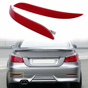 Rear 2X Bumper Reflector Left Right Fit BMW 5 Series E60 528i 535i 550i 08-10 - Picture 1 of 11