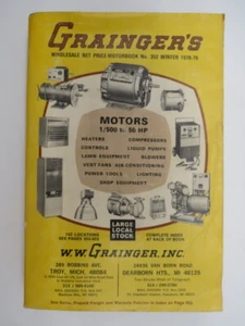 GRAINGER'S WHOLESALE NET PRICE MOTORBOOK NO. 352 WINTER 1978-1979 1978 - Imagen 1 de 1