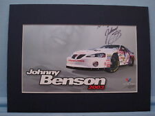 Saluting NASCAR Great - Johnny Benson & his autograph