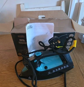 George Home Kabelloses Dampfbügeleisen 2400W Blau/Schwarz - Bild 1 von 3