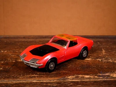Corgi Toys Whizzwheels 387 Chevrolet Corvette Sting Ray Coupe rot met. vintage - Bild 1 von 4