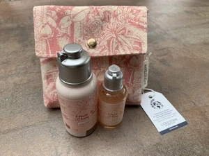 L’Occitane Cherry Blossom Travel Miniature Gift Set & Recycled Cosmetic Bag BNWT - Picture 1 of 5