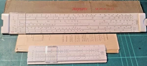 2 Rechenschieber , Aristo-Scholar Nr. 0903 + ECOBRA Rietz R141 - Bild 1 von 17