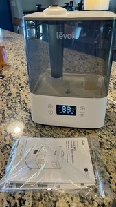 MINT: LEVOIT Smart Humidifier for Bedroom Large Room Home, (6L) Cool Mist, Gray - Picture 1 of 9