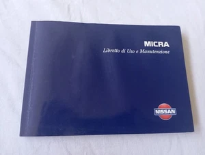Libretto Uso E Manutenzione Nissan Micra Anno 2001 - Foto 1 di 2