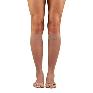 Dr. Comfort Anti-Embolism Knee-High, Open Toe, 18mmHg (Size: M) Beige - Picture 1 of 2