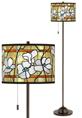 Напольная лампа Magnolia Mosaic Giclee Glow Bronze Club - Изображение 1 из 4