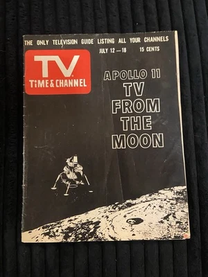 RARE TV TIME AND CHANNEL Vol 3 No. 46  July 12, 1969 - Image 1 of 4