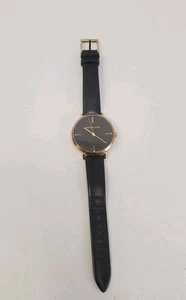 Michael Kors MK7100 Charley Black Dial Black Leather Strap Women's Watch  - Picture 1 of 3