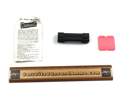 Original Vintage Weaver 22 Tip off 3/4" scope mount 3/8" receiver groove 749784 - Image 1 of 4