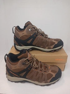 NEW Merrell Men's Sz 14 Accentor 3 Mid Hiking Boots Waterproof Earth Brown - Picture 1 of 10
