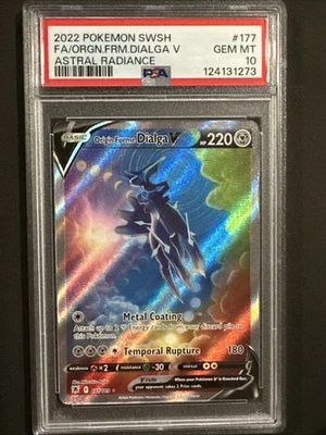 Origin Forme Dialga V (Alternate Full Art) 177/189 Swsh10: Astral Radiance Holo - Image 1 of 2