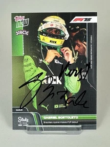 Topps Now F1 2025 Australian Grand Prix Gabriel Bortoleto Signed RC 'First Race' - Picture 1 of 4