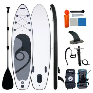 Inflatable Stand Up Paddle Board with SUP Accessories, Carry Bag, Leash, Padd... - Picture 1 of 7